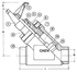 Запорный вентиль CAEN NTD FT