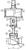 Запорный клапан CAEN VCBS-750-NCH