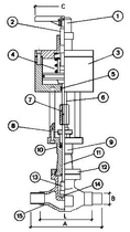 Запорный клапан CAEN VCB 1600-NC