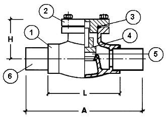 Обратный клапан CAEN VCR-300