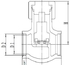 Обратный клапан CCK DH6(2)1F-40P