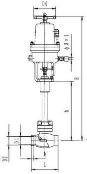 Криогенный аварийный запорный клапан CCK DJ66(2)1F-25P