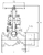 Запорный клапан CCK T251J25-80 PN25