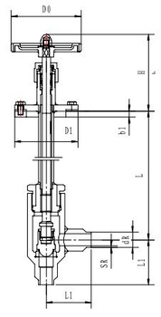 Криогенный запорный клапан угловой CCK T151DB10-15 PN10