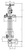 Криогенный запорный клапан угловой CCK T151DB50-100 PN10