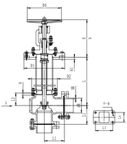 Криогенный запорный клапан угловой CCK T171DL25-50 PN10