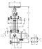 Криогенный запорный клапан угловой CCK T171DL25-50 PN10