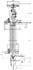 Криогенный запорный клапан угловой CCK T251DB25-40 PN25