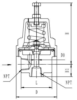 Криогенный регулятор давления типа T254DE6