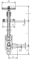 Криогенный запорный клапан угловой CCK T301DB10-15 PN40