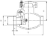 Криогенный обратный клапан T315DH50-150 PN40