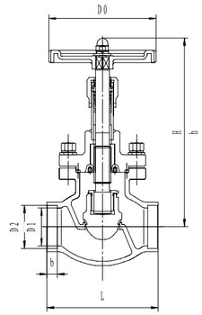 Запорный клапан CCK T325B20-100 PN40