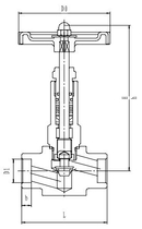 Криогенный игольчатый клапан CCK T325DB8-15 PN40
