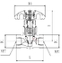 Криогенный запорный клапан CCK T361DA8-15 PN64