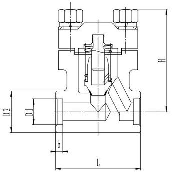 Криогенный обратный клапан T551DH10-40 PN250