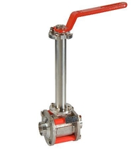 Трех корпусные криогенные шаровые краны Meca Inox серии PY4 CY DN8-50